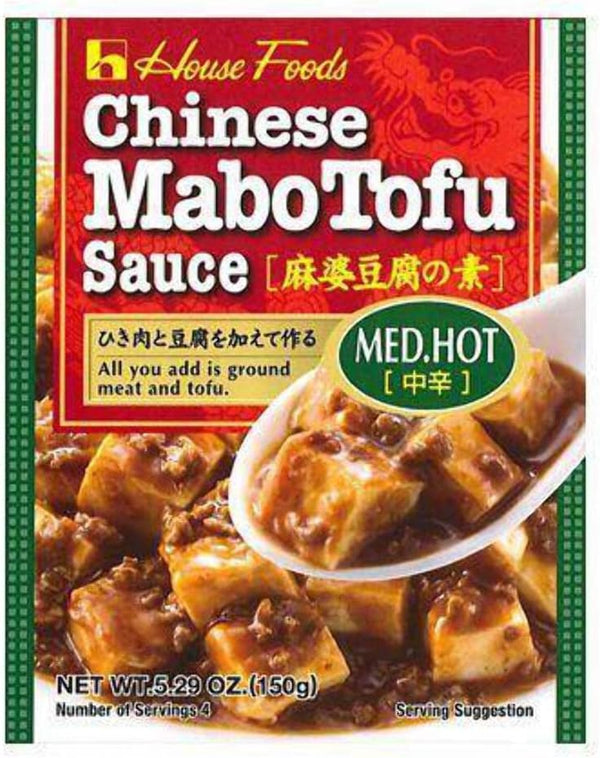 House Foods Medium Hot Chinese Mabo Tofu Sauce, 5.29 Ounce (Pack of 1)