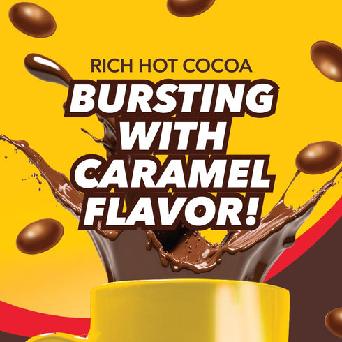 Sugar Babies Hot Cocoa Pods - Caramel Flavor, Compatible with Keurig K-Cup Brewers, 12 Count