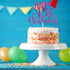 INNORU Purple Glitter Happy 13th Birthday Cake Topper - Cheers to 13 Years Party Decorations