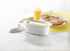 09607081A Trudeau Porcelain Butter Boat, White