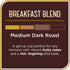 24 Count, Don Francisco's Breakfast Blend Coffee Pods, Medium-Dark Roast, Compatible with Keurig Brewers