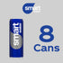 12oz 8pk Smartwater Aluminum Can