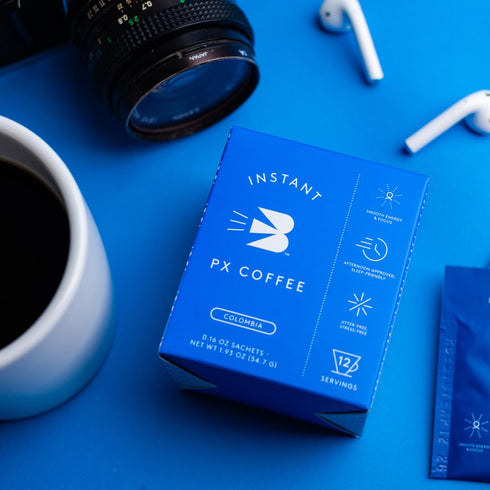 100% 12 Rarebird Instant Px Coffee Premium Specialty Coffee with Paraxanthine | Clean Energy, Sleep-Friendly