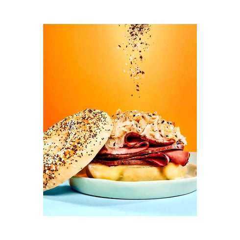 Gourmet Kitchn 36 Pack 3 (18oz 2pk, 12 36 Thomas' Everything Soft and Chewy Pre Sliced Bagels, Value - Bags / Ct.