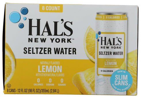 HALS NEW YORK 8pk, 12 Lemon Seltzer FZ