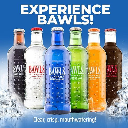 Bawls Pack, Pack, 10oz 12 Pack Zero Variety Guarana Drink, Guarana Soda, Guarana Fueled Soda for Energy, High Energy