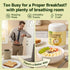 xapuo 500g 3 Chia Seeds Apple Banana Milk Oatmeal, Instant Hot Cereal, Ways To Prepare, Quick Breakfast For Home Office