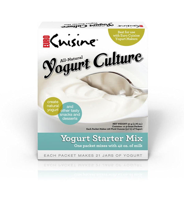 Euro Cuisine RI1020 All Natural Yogurt Culture Starter Perfect for Dairy Free,