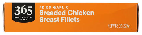 365 by Whole Foods Market 8 OZ Fried Garlic Breaded Chicken Fillets