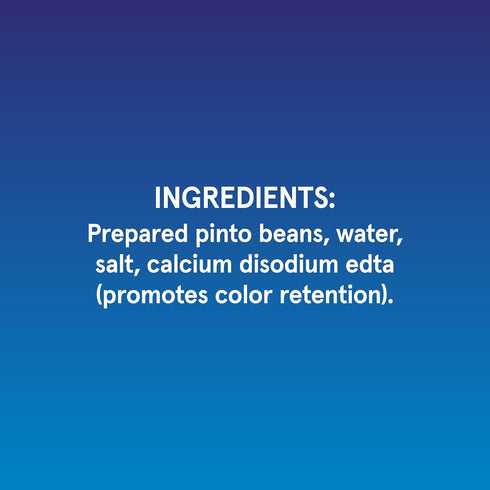 16 oz (Pack 12) BUSH'S BEST Canned Pinto Beans, Source of Plant Based Protein and Fiber, Low Fat, Gluten Free, Great