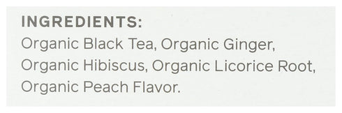 Allegro Tea, Organic Ginger Peach Black Tea Bags, 20 ct