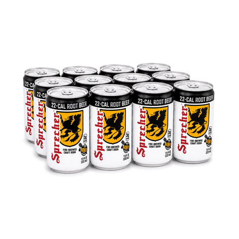 Sprecher 7.5 oz (10 Pack) Low Cal Root Beer fl Mini Cans