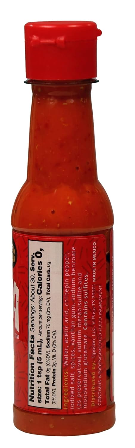 La Perrona Hot Sauce Variety | Chiltepin, Roasted, Green and Negra | 5 Ounce Bottles | Handmade | Salsa Picante 4 Pack