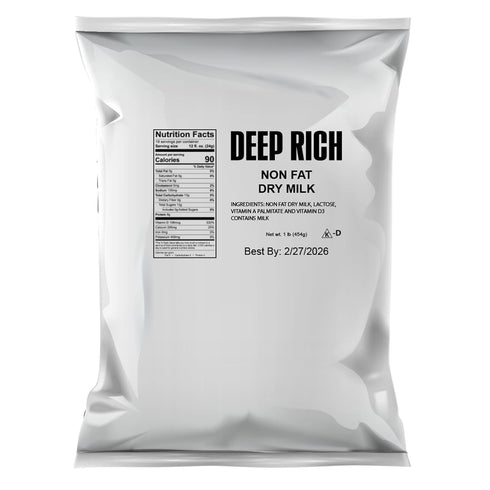 3x1 lb DEEP RICH Nonfat Dry Milk