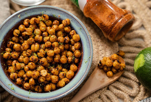 border merchant 5oz 3 Garbanzos Chickpeas Hot Chile & Limon Authentic Mexican Snacks Mexico Pk