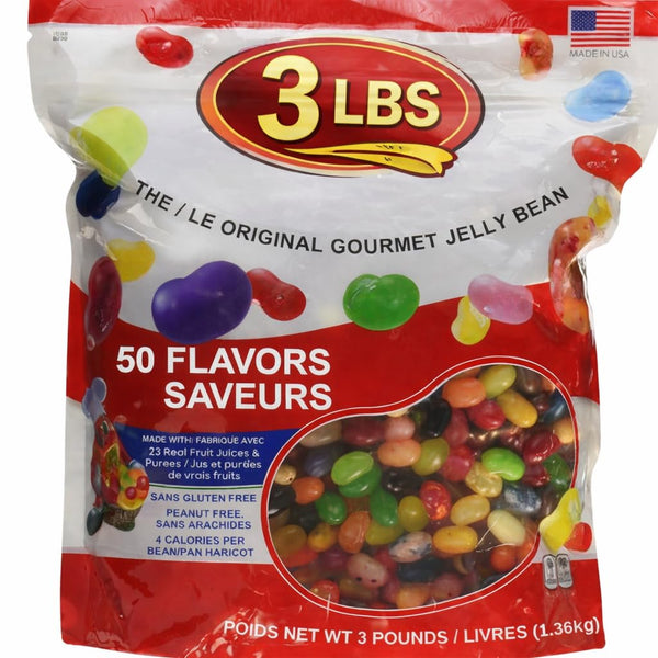 Generic Jelly Beans Assorted Candy, 55 oz (over 3 Pounds) Bulk Bag, Colorful
