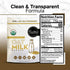 7oz Oat Milk Powder - Natural and Plant Based Milk with a Clean Formula - Gluten-Free, Vegan, USDA Organic Certified