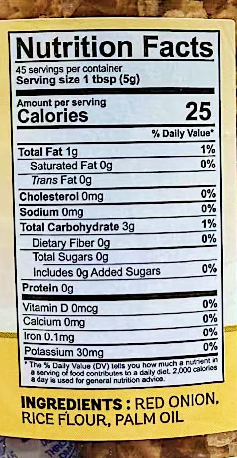 Generic 8 oz (227g), Fried Red Onion, Crispy Topping