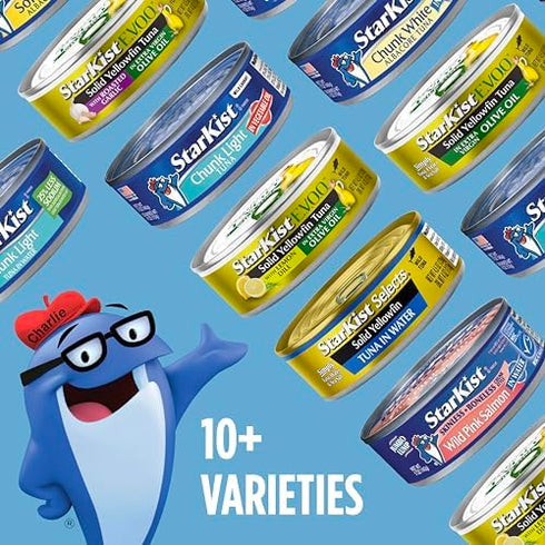 25% 5 Oz 5 Oz (Pack 2) StarKist Less Sodium Chunk Light Tuna In Water, Can