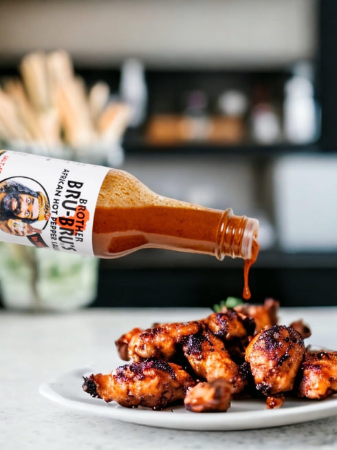 Brother Bru-Bru’s Hot Sauce – No Sodium, Sugar Free, Vegan, 5 oz (Pack of 1)