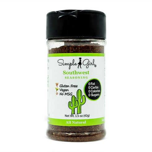 Simple Girl Southwest Seasoning, Sugar Free, Natural Herbs, Gluten Free, Diabetic Friendly