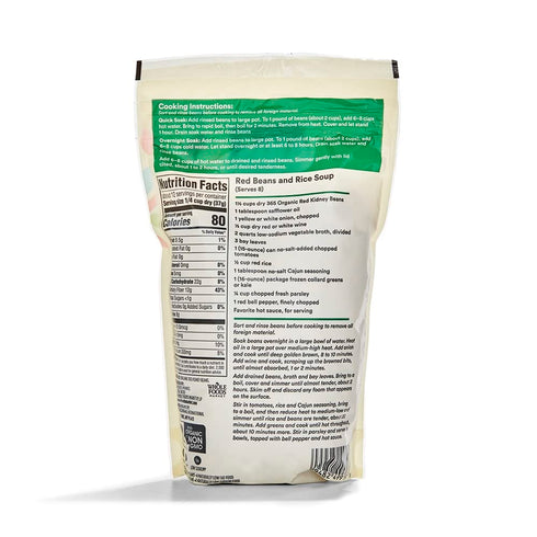 365 16 by Whole Foods Market, Organic Red Kidney Beans, Ounce