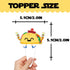 Uwaikin Yummy set 24pcs Cute Taco Bout Dessert Cupcake Topper Cheer to Mexican Food Fiesta Festival Theme Decorations