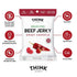 Pack, 1.0 oz 8 Pack, 2 Think Jerky Beef and Turkey Jerky Variety Classic, Sweet Chipotle, Sriracha Honey, Sesame