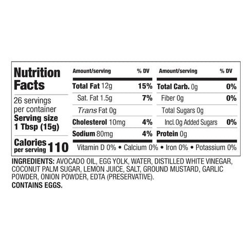 (15 BetterBody Foods Avocado Oil Mayonnaise, Non-GMO Mayo Spread Made with Cage-Free Eggs, Paleo Ounces)