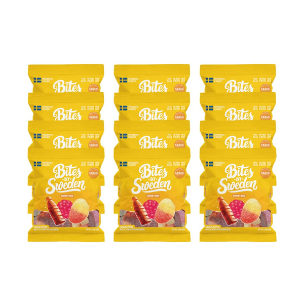 Bites By Sweden Swedish Candy Mix, Gummy Candy, No Trans Fat, No Red-40, No High