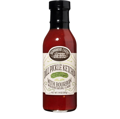 Brownwood Farms Flavored Ketchup with Bourbon, Made in Small Batches, Gluten Free