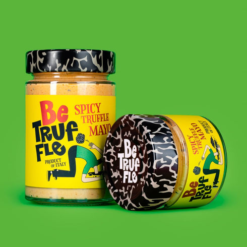 2,8 OZ 80g 100% Be Truffle - Black Truffle Spicy Mayo - - Made in Italy - Cholesterol-Free, Gluten-Free