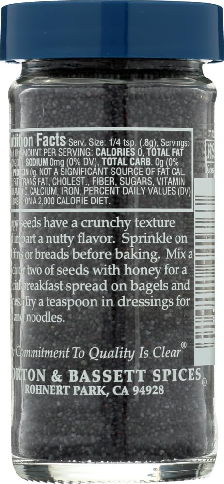 Basset 2.5 (Pack 3) Morton & Spices, Poppy Seeds, Ounce