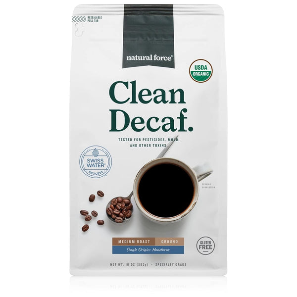 Natural Force Organic Mold Free Coffee, High CGA Coffee, Mycotoxin Free, Low
