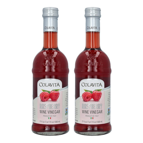 Colavita Raspberry Red Wine Vinegar, Special, 17 Fl Oz (Pack of 2)