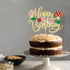 Kaoenla Mushroom Cake Topper- Glitter Mushroom Birthday Cake ToppersMushrooms and flowers in spring, the themeGirls