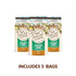 10oz (Pack 3) New England Coffee Hazelnut Creme Decaffeinated Medium Roast Ground Coffee, Bag