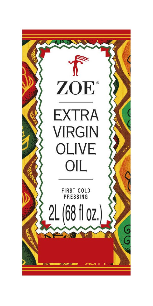 2L (68 oz) ZOE Extra Virgin Olive Oil fl | Freshly Harvested, First Cold-Pressed | High Polyphenol, Hand-Selected