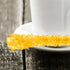 Extra Large Rock Candy Sticks, 6 Yellow Banana Flavored, Individually Wrapped for Party Favors