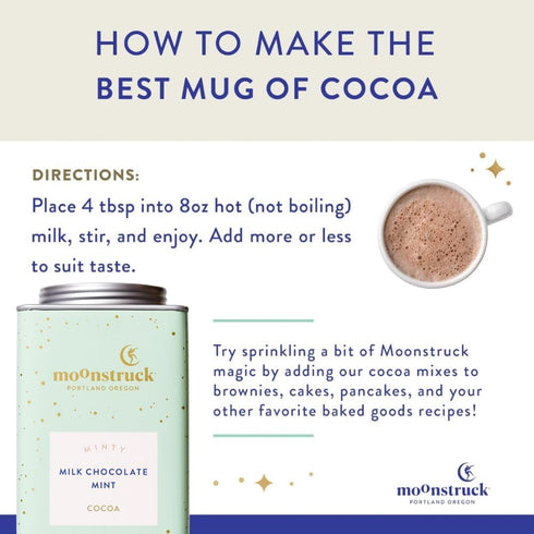 9.5oz (Pack 1) Moonstruck Chocolate Mint Chocolate Mint Hot Cocoa Mix
