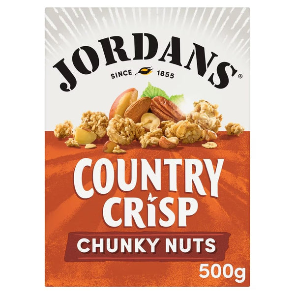 Jordans Country Crisp with Chunky Nuts (500g) - Pack of 2