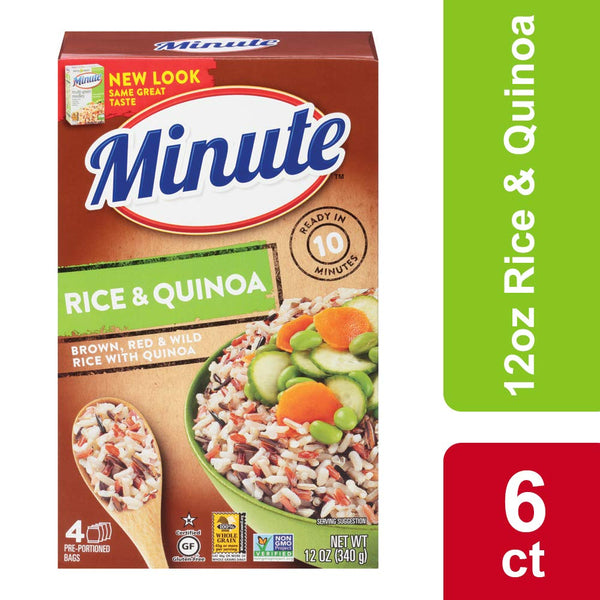 Minute Rice and Quinoa 12oz (Pack of 6)