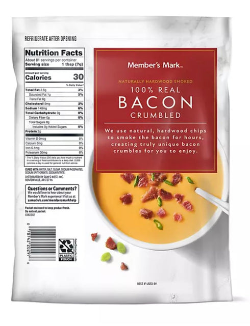 Generic 20 oz.(2 Member Mark Real Crumbled Bacon PK)