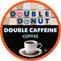 80 Count Double Donut Coffee High Caffeine Coffee Pods, Extra Strong Double Caffeine Coffee Cups for Keurig K Cup