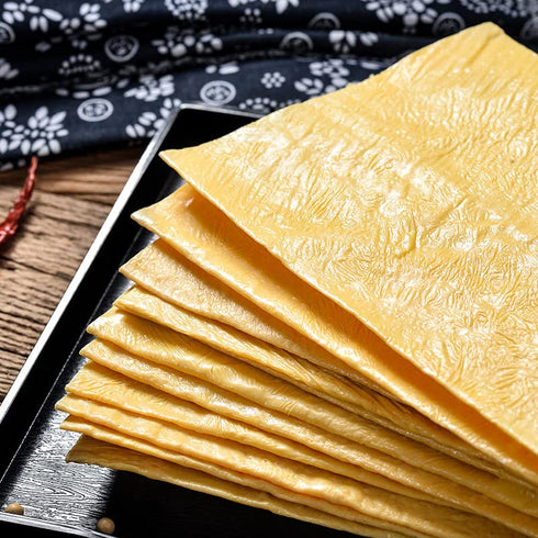 ZAYEMAIBUHAO 120g Tofu skin, China specialty snacks, dry goods, soy products, yuba, Dried Fried Soybean Tofu Skin Vegan