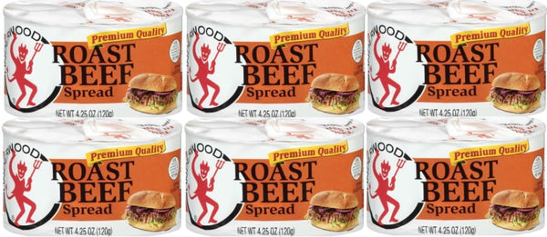 Generic (Pack Of 6) Cans Roast Beef Spread 4.25 oz.