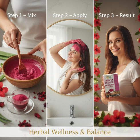 100% 2 oz Pack Herbs Botanica Hibiscus Powder Pure & Natural Sabdariffa for Hair, Skin & DIY Use Finely Ground Dried