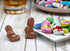 26 6 8 oz Madelaine Easter Candy Premium Milk Chocolate Bunny Wrapped In Different Color Foils - Chocolate Candy Easter