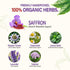 HerbOLITHIC packed, 30 Saffron Tea bags, Herbal Tea for Mood Support, Calm & Sleep Support, Blend with Passion Flower