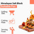 8x8x1 ZK Himalayan Salt Cooking Block Plate with Steel Tray Holder- Food Grade Rock Salt for Grilling, Cutting